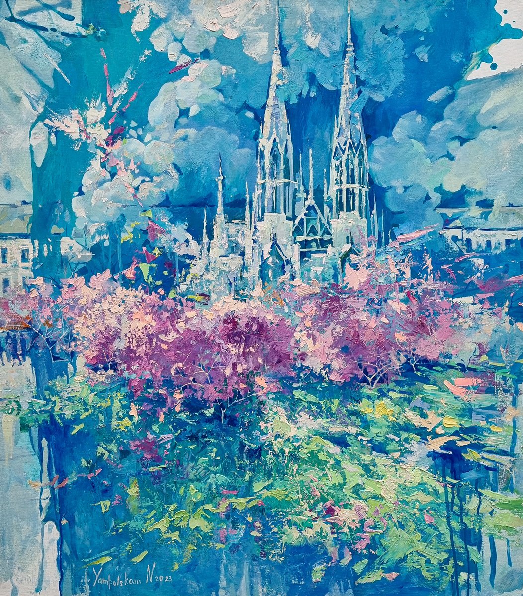 Fairytale Castles Of Vienna By Natalia Yampolskaia, 31 X 35, Artwork For Sale On Artfinder