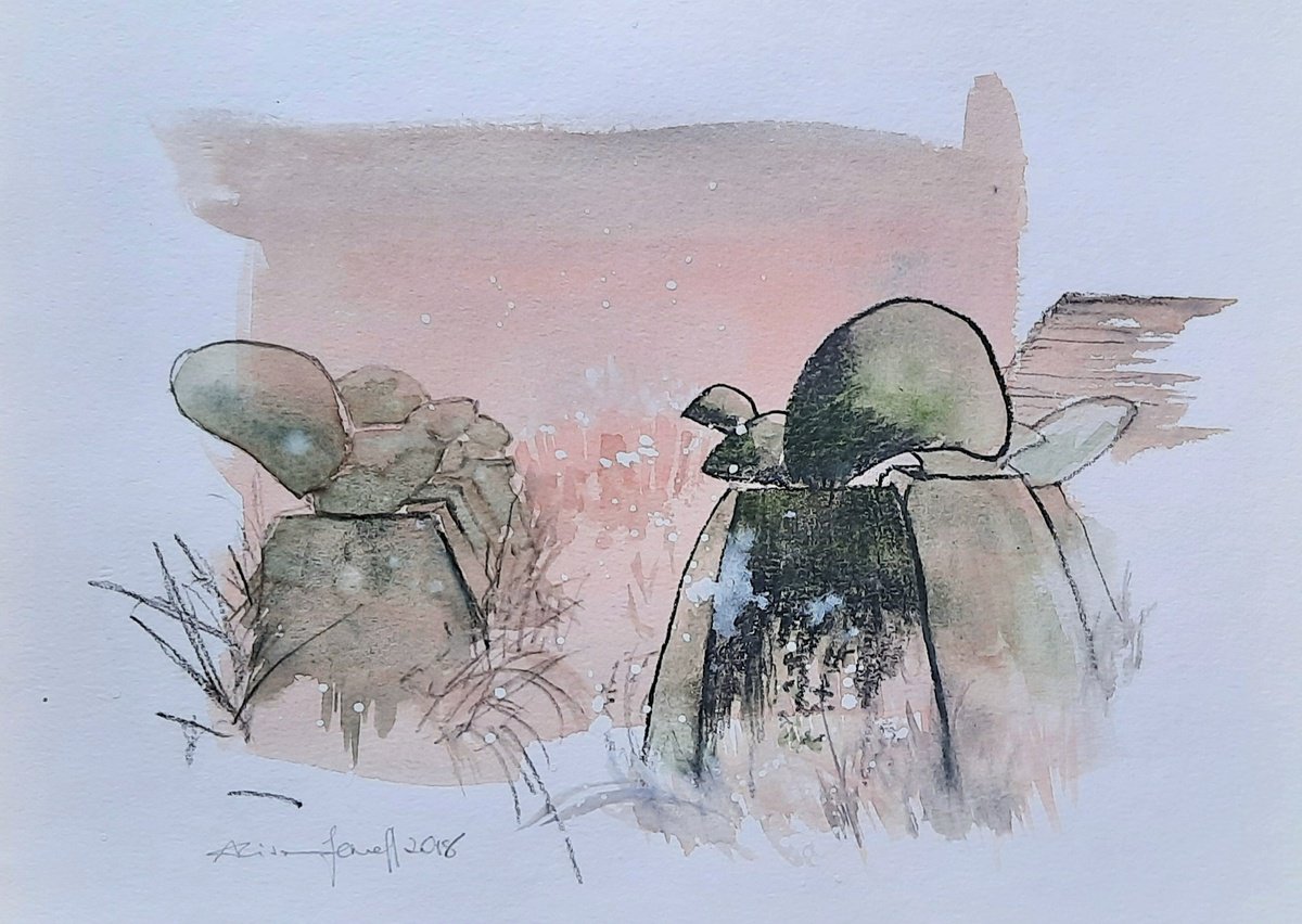 Great Dixter - Watercolour by Alison Fennell