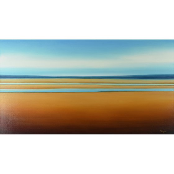 Distant Water - Colorful Abstract Landscape