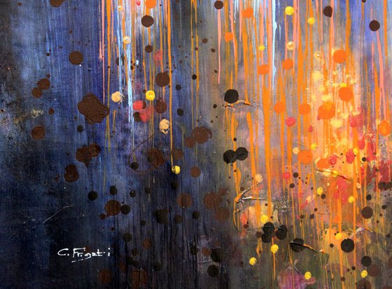 The Unseen - Large original abstract painting