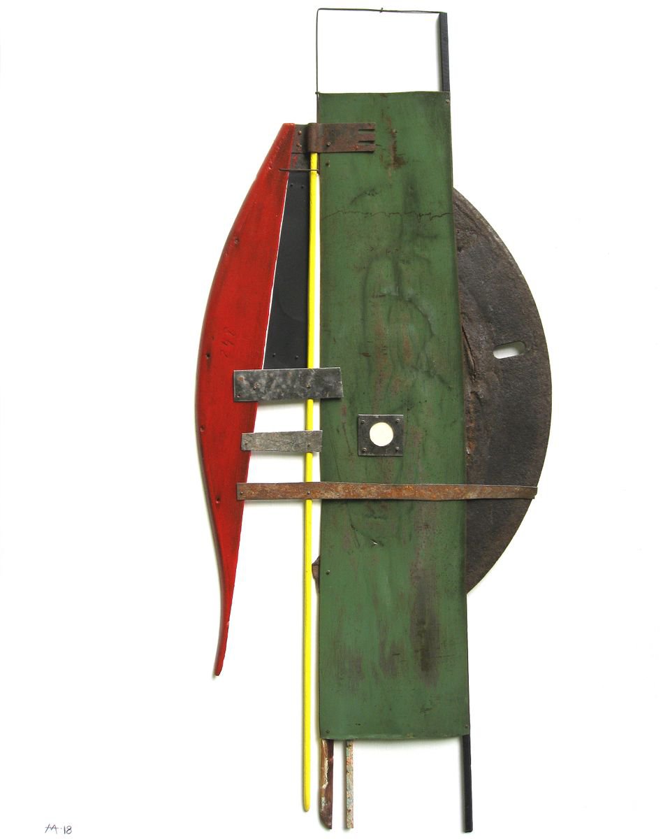 Geometric Abstract Painting By Mark Mazurczyk, 24 X 32", Os. 17, Original Artwork