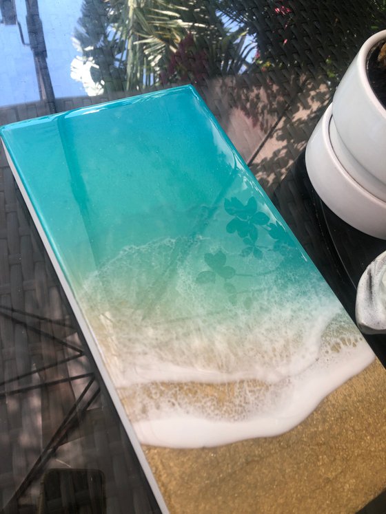 Teal Waves #4