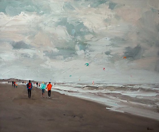 On the beach