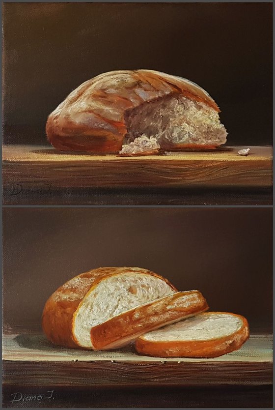 Wheat Bread - Diptych