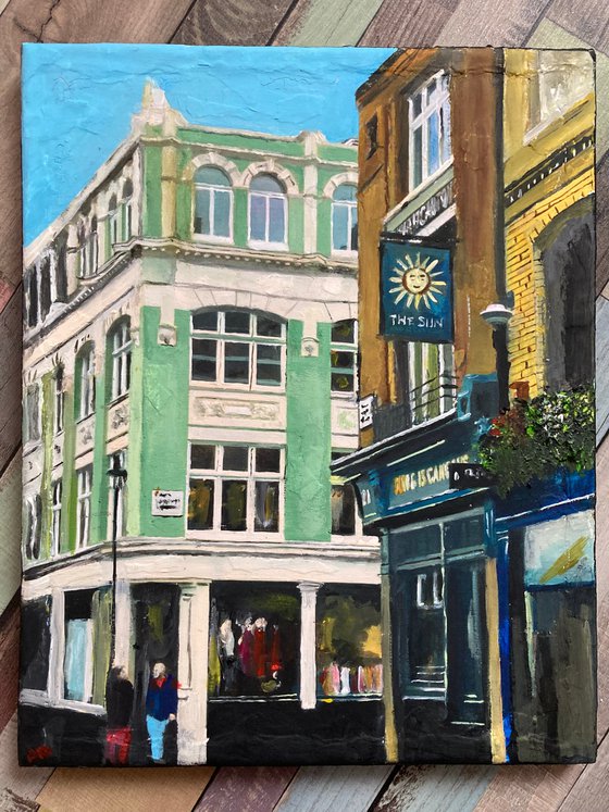 Bright Sunny Day in Soho, London