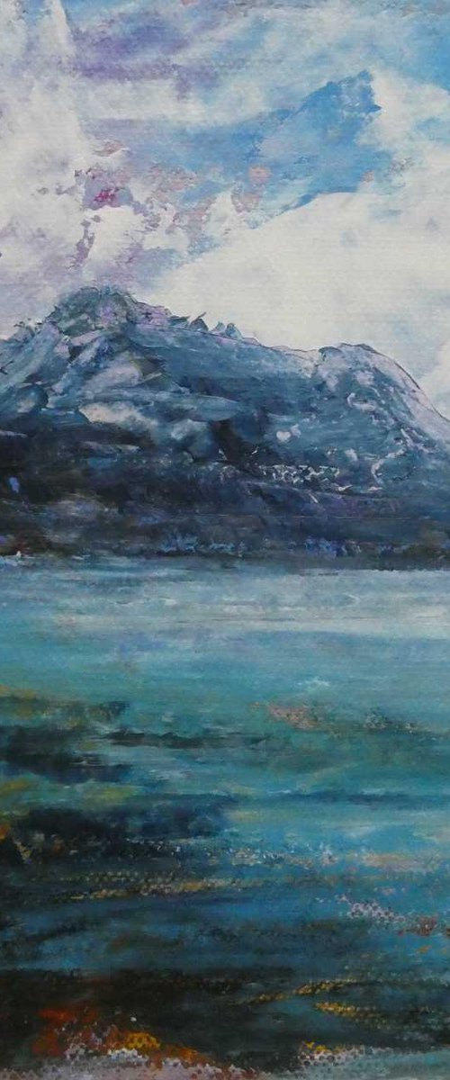 Turquoise Coast, Scottish seascape by oconnart