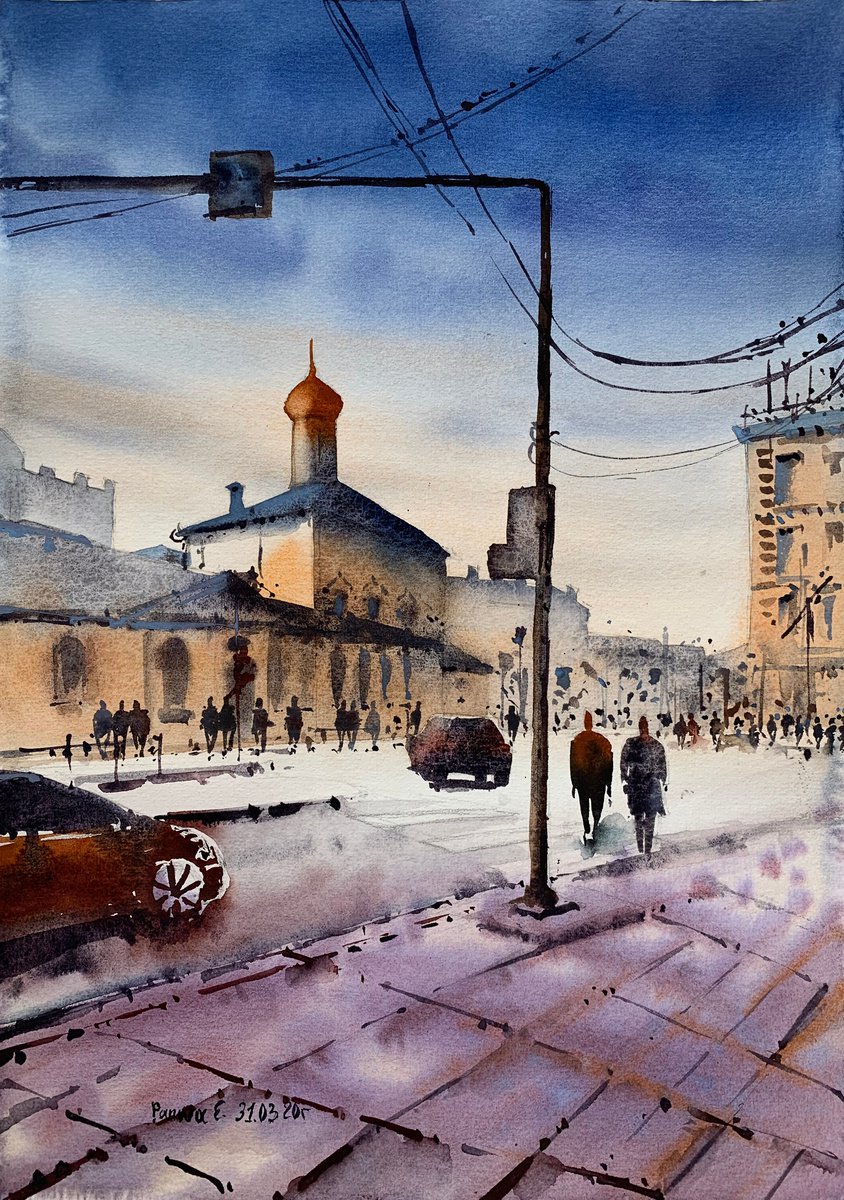 Old Moscow. by Evgenia Panova