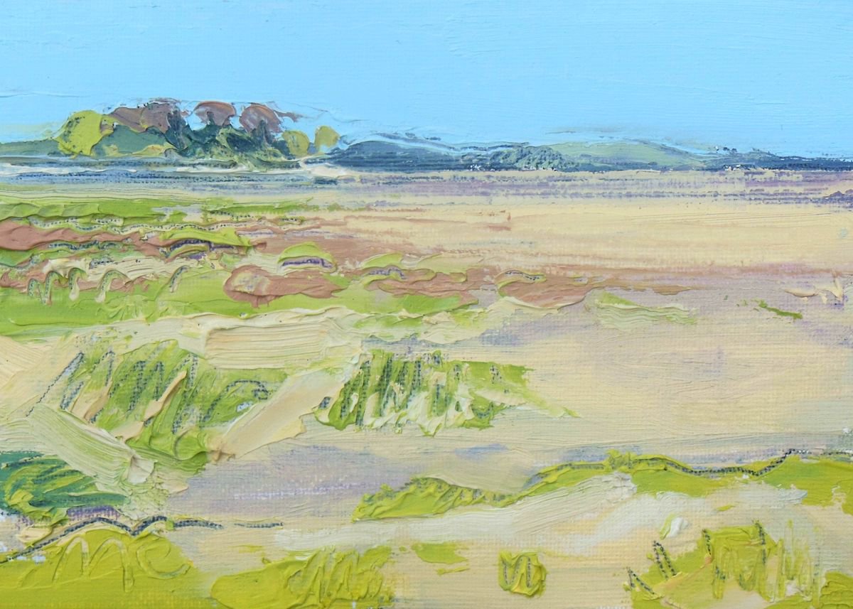 Sand and Grass at Bardsea by Ben McInnes