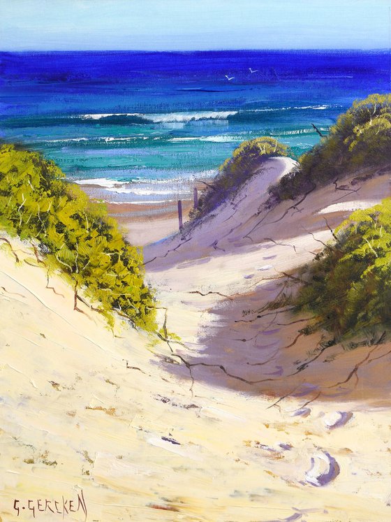 Sandy Australian Beach Dunes