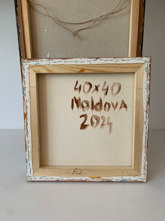 Ocher and Sky blue shades