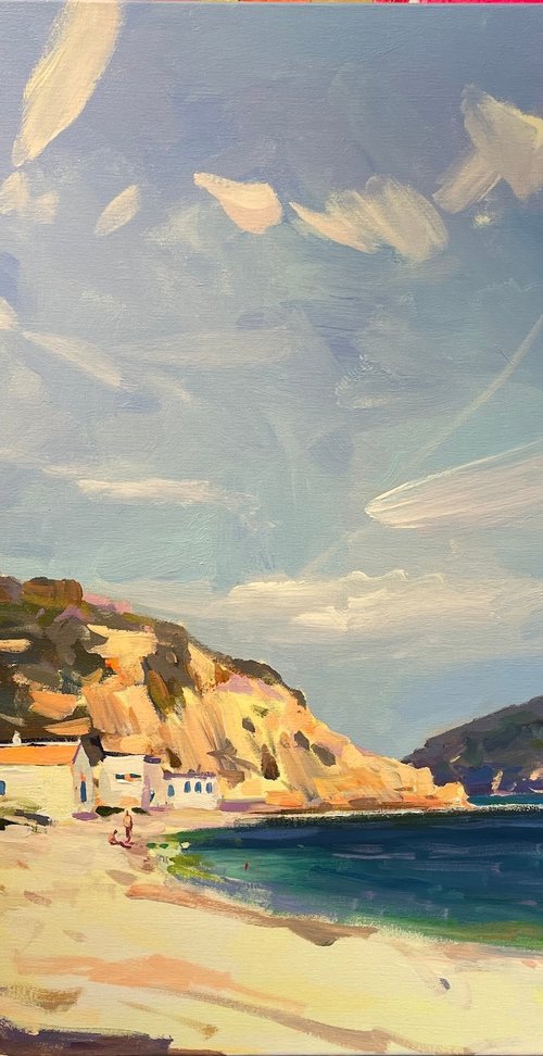 February mood Portichol 81x100 acr canv2025. by Anton Gudzykevych