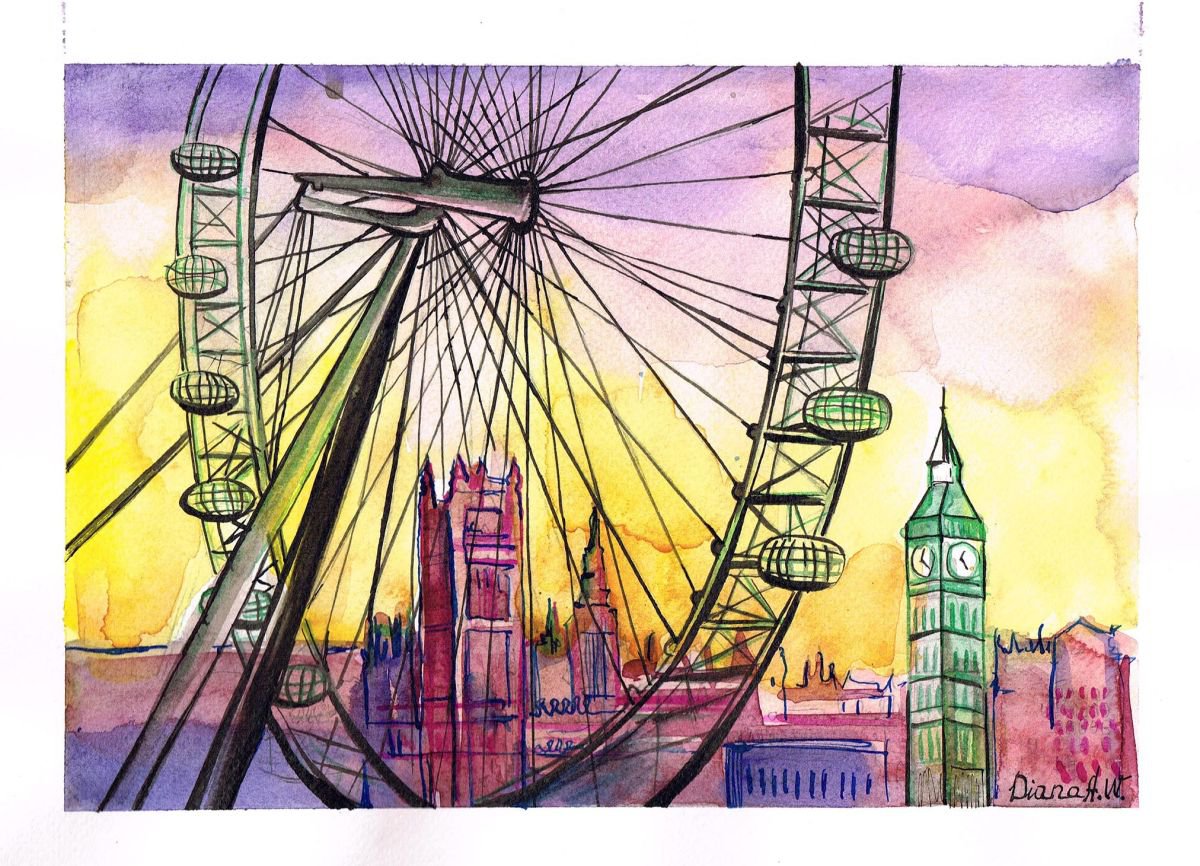 London Eye by Diana Aleksanian