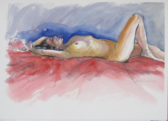 reclining female nude