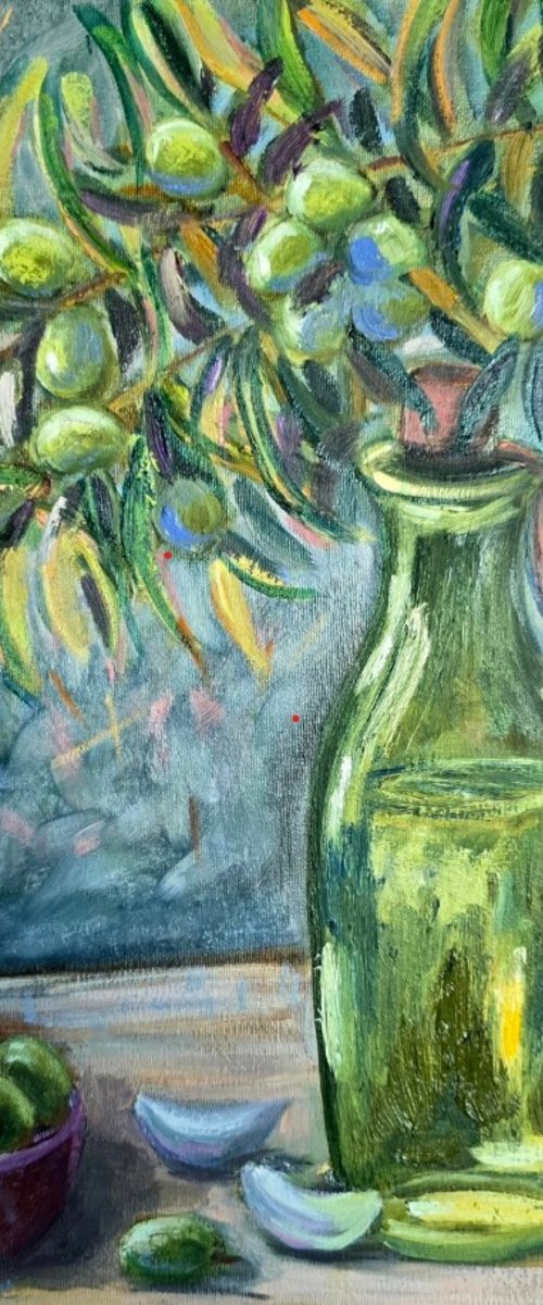 Still Life with Olives by Gulshaba Abbasova