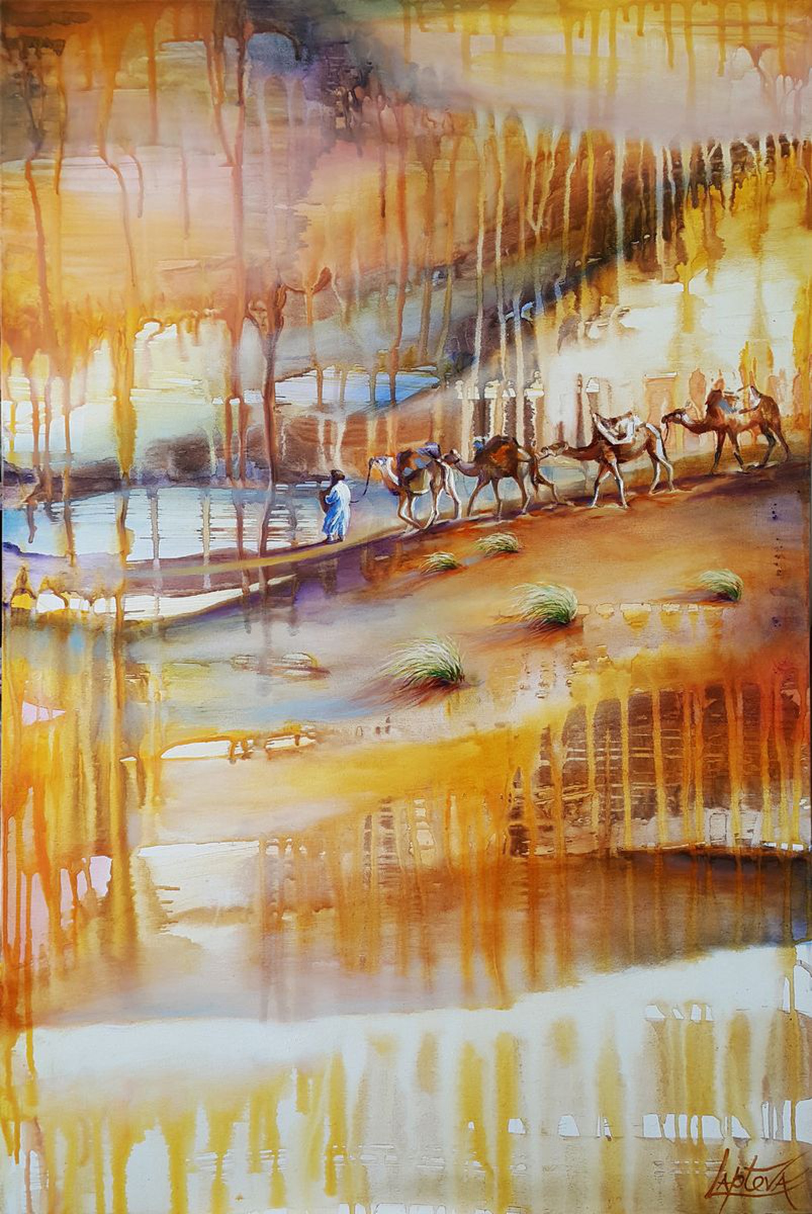 Painting Melody Of Sand Dunes African Landsc Artfinder