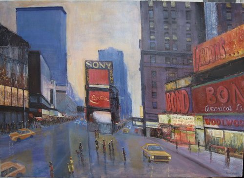 Time Square, NYC 80's by slobodan paunovic