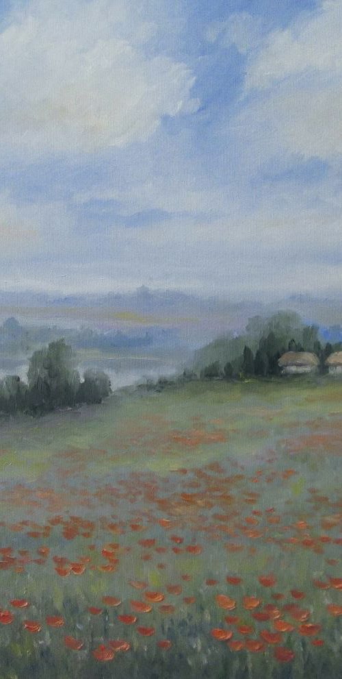Farm by the river by Oleh Rak