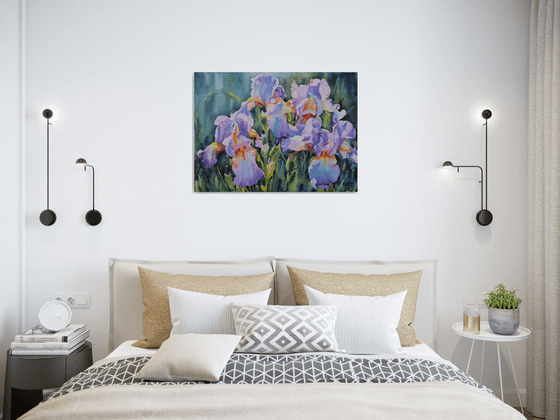 PINK IRISES#4