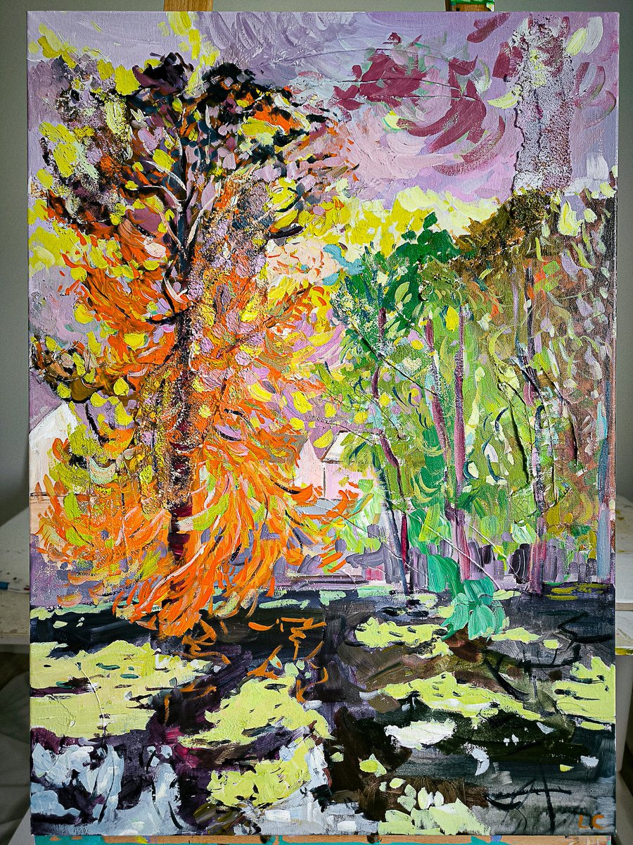  Autumn Impressions In Sully-Sur-Loire By Linda Clerget, 20 X 28, Artwork For Sale On Artfinder