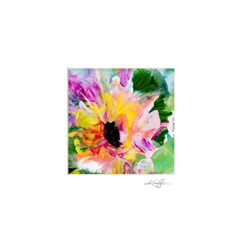 Blooming Magic 191 - Abstract Floral Painting by Kathy Morton Stanion by Kathy Morton Stanion