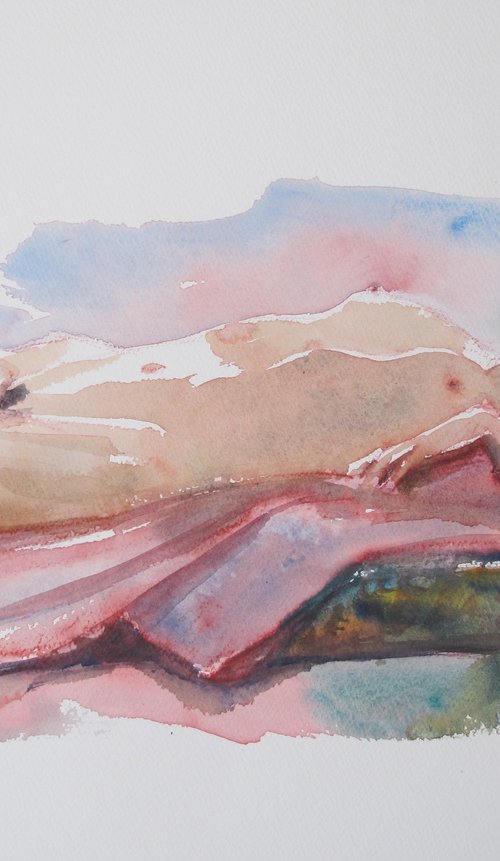 reclining female nude by Rory O’Neill