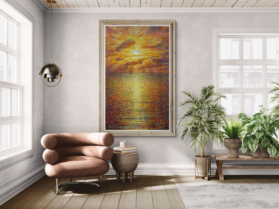 In the embrace of sunset