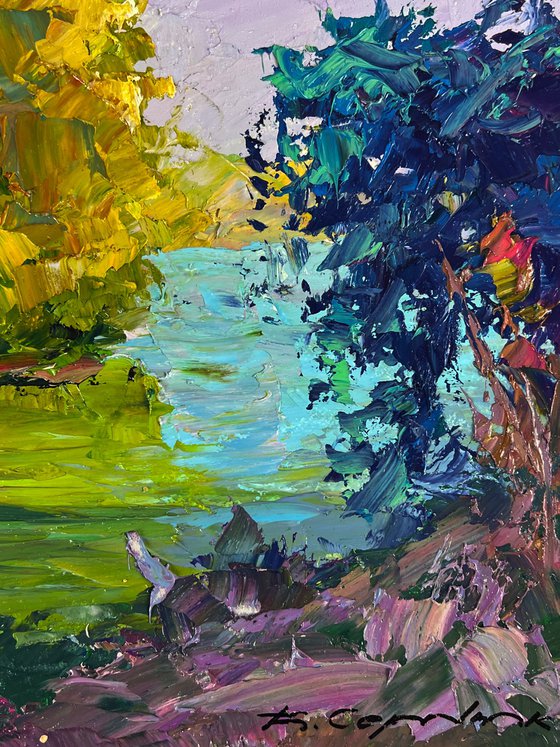 A River along the Forest