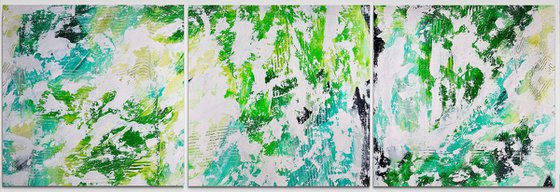 Abstract 6422 green white #3