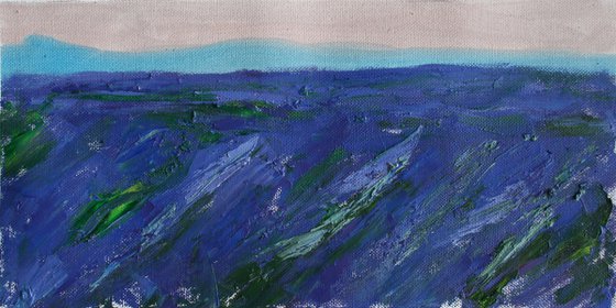 Lavender fields I... / ORIGINAL OIL PAINTING