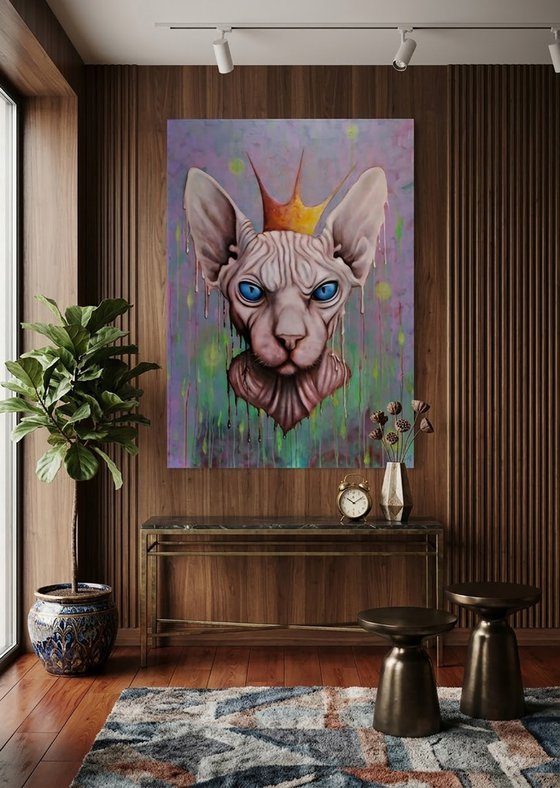 "The Cat" 100x140cm