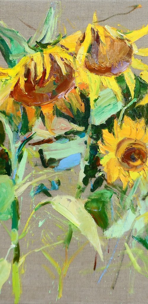 " Sunflowers " by Yehor Dulin