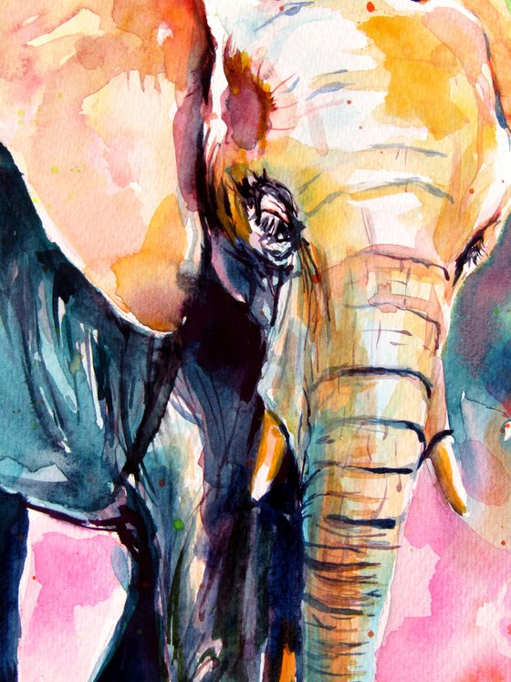 Elephant  alone