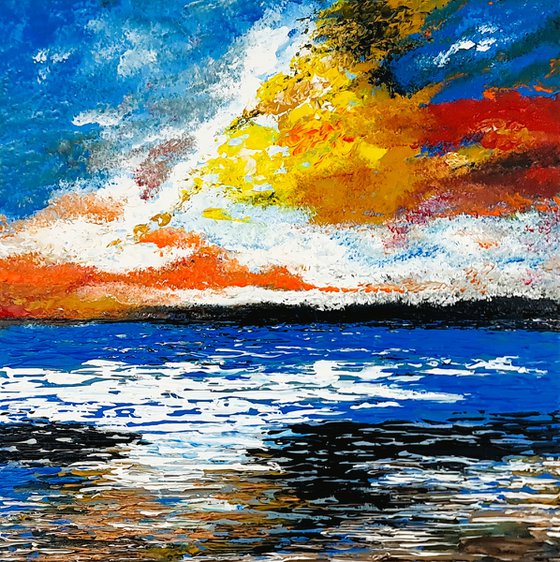 Abstract seascape