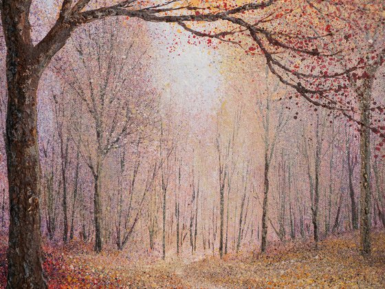 THE DISTANT SOUND OF A WOODPECKER