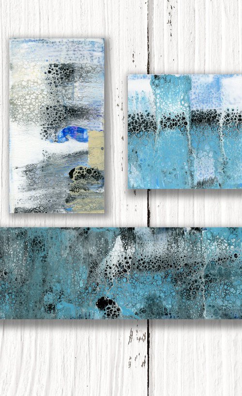 A Creative Soul Collection 4 - 4 Small Abstract Paintings by Kathy Morton Stanion by Kathy Morton Stanion