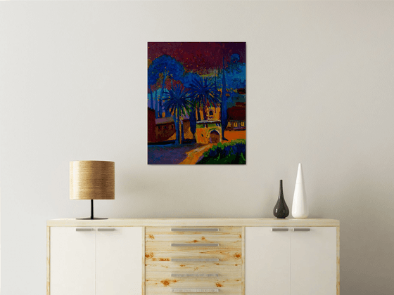 The hour of Blue, NIght Landscape