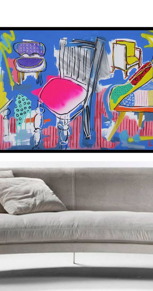 Chairs  180 X 70 CM / 70,86 х 27,55 inch by V. Lishko
