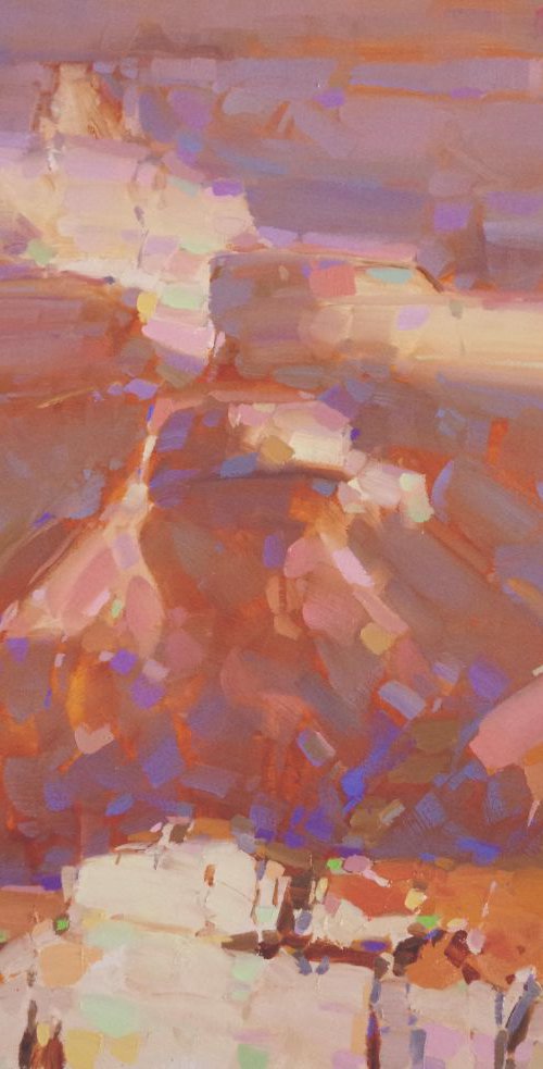 Grand Canyon National Park Landscape oil painting  One of a kind Signed by Vahe Yeremyan