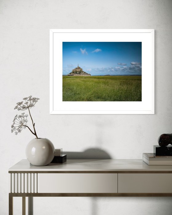 BLUE SKY ON MONT SAINT MICHEL