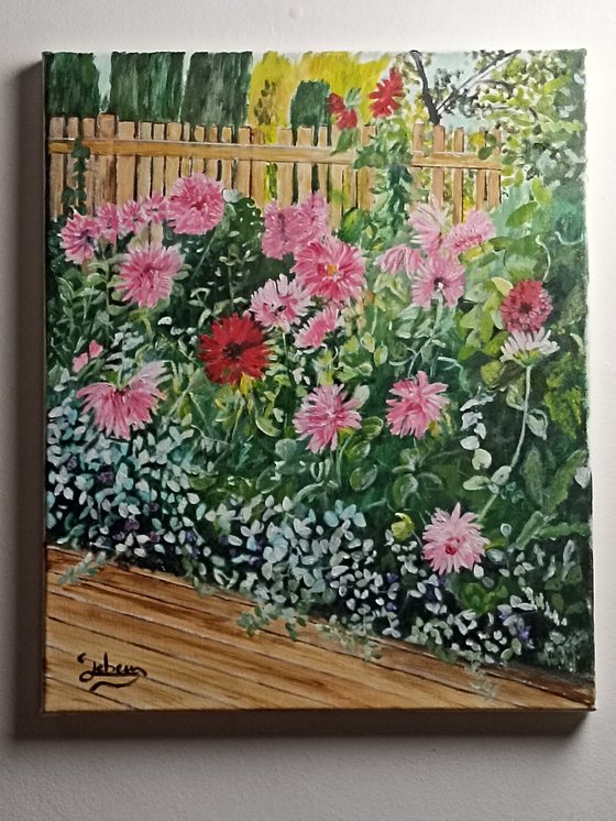 Dahlias flowers 2