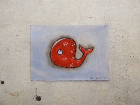 The tiny red fish