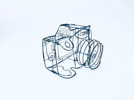 Canon camera sculpture