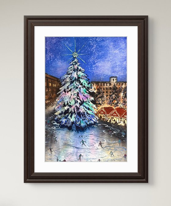 Christmas New Year Ice rink