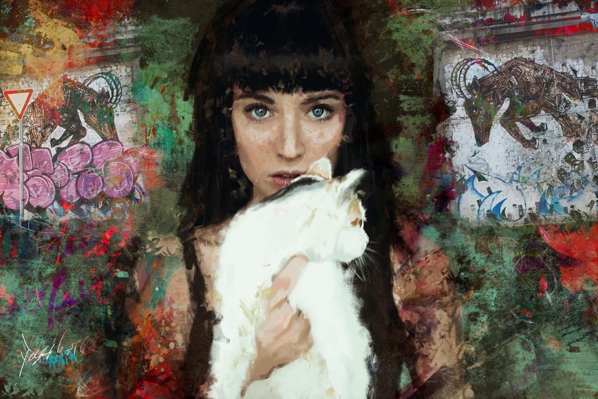 i don’t care i’ve got my cat by Yossi Kotler