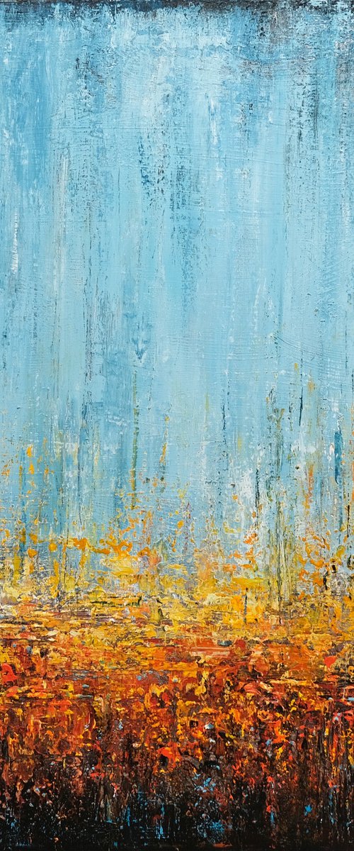 Abstract Autumn Landscape by Behshad Arjomandi