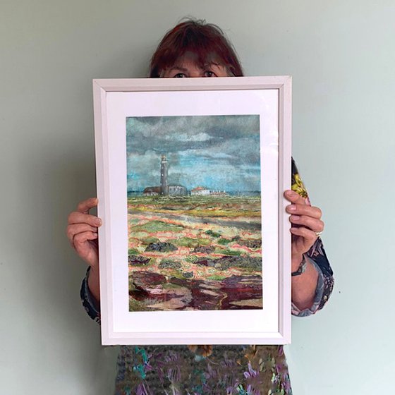 Dungeness beach and lighthouse