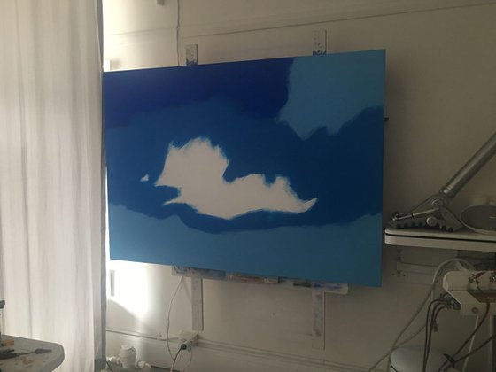 Artfinder Commission: Cloud One Après Midi (172 x 122cm)