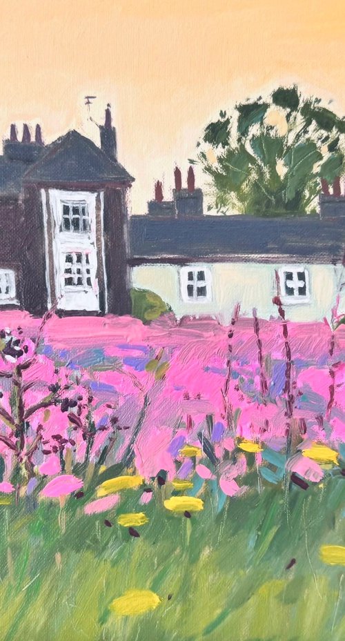 Wimbledon Common golden hour by Natalie Bird
