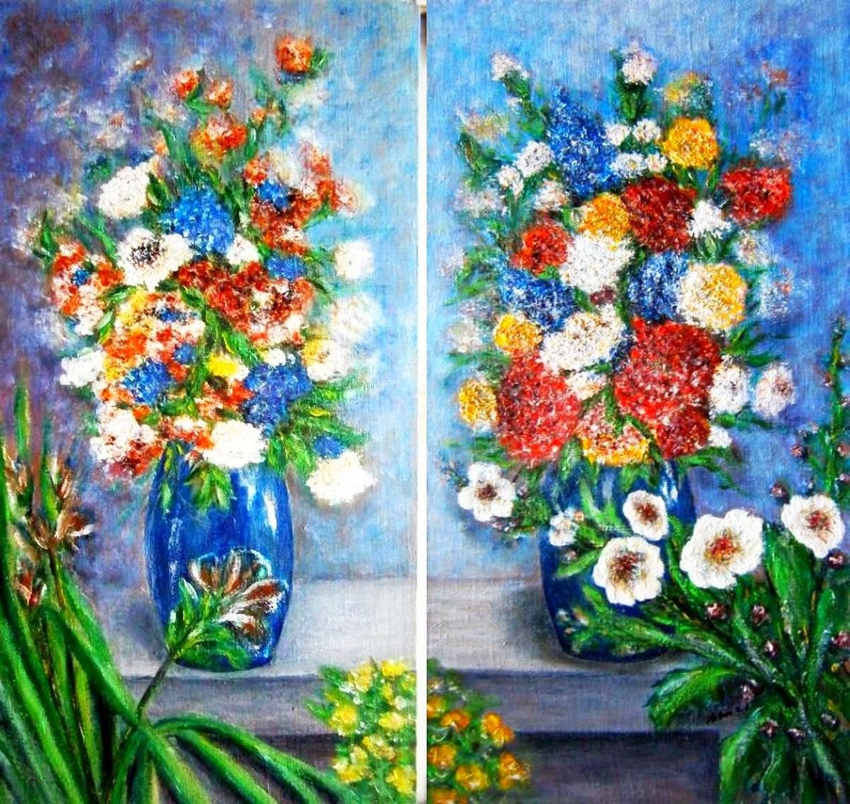 Flowers in the garden .. by Emlia Urbankov