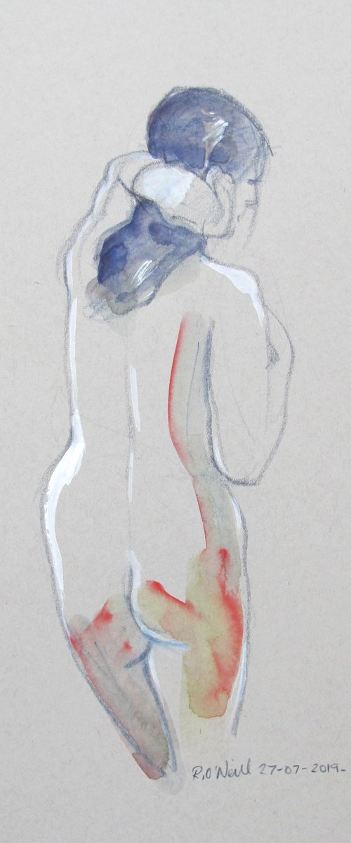 Standing female nude by Rory O’Neill